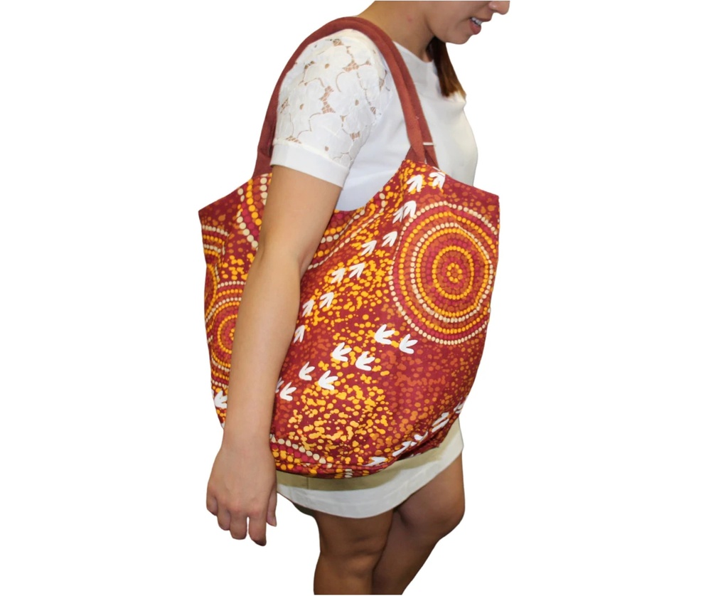 BAG SHOPPER ABORIGINAL DESIGN - DRY DESIGN - LUTHER CORA