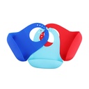 Silicone Bib with Snap Closure