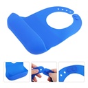 Silicone Bib with Snap Closure