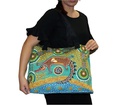 BAG SHOULDER ABORIGINAL DESIGN - CROCODILE DREAMING - COLIN JONES