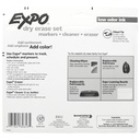Expo Whiteboard Marker Starter Set – Chisel Tip (4 Markers + Accessories)