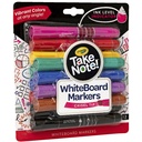 Crayola Take Note Whiteboard Markers – Chisel Tip, Assorted Colours (12 Pack)