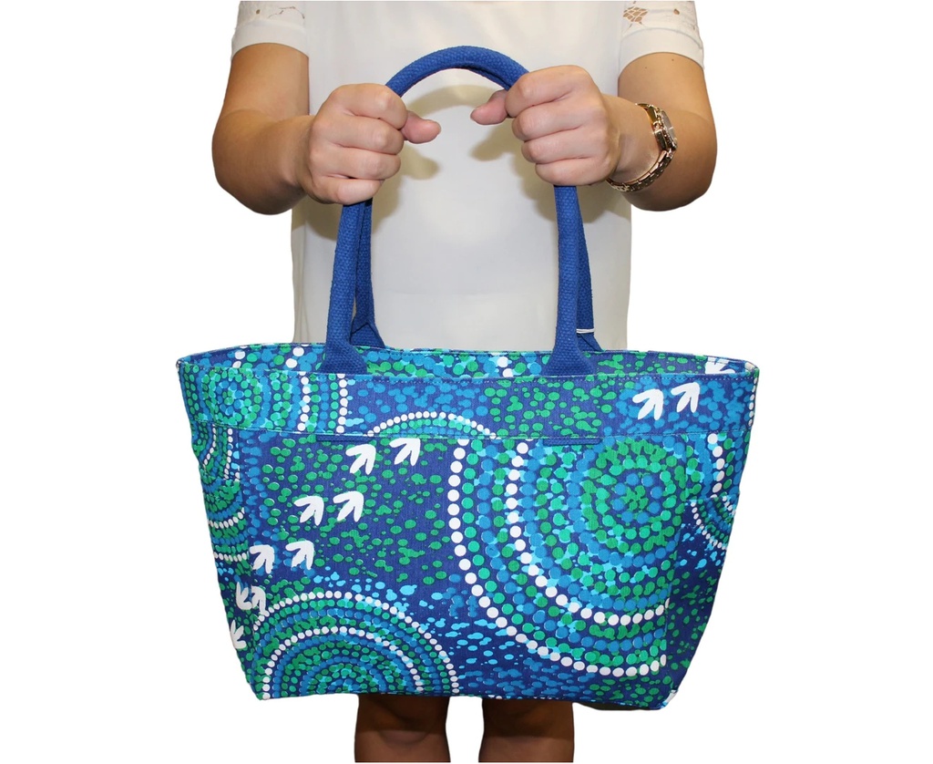 BAG TOTE ABORIGINAL DESIGN - WET DESIGN - LUTHER CORA