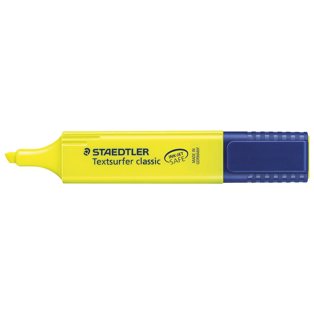 Staedtler Textsurfer Classic Highlighters – Yellow Box of 10