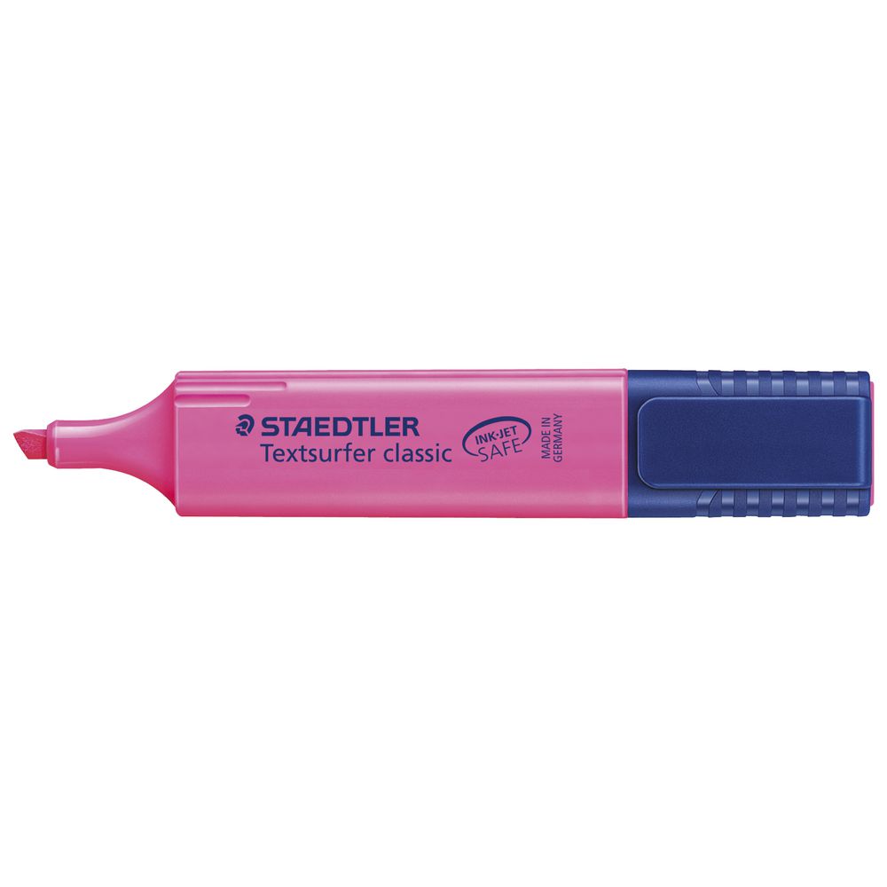 Staedtler Textsurfer Classic Highlighters – Pink (Box of 10)
