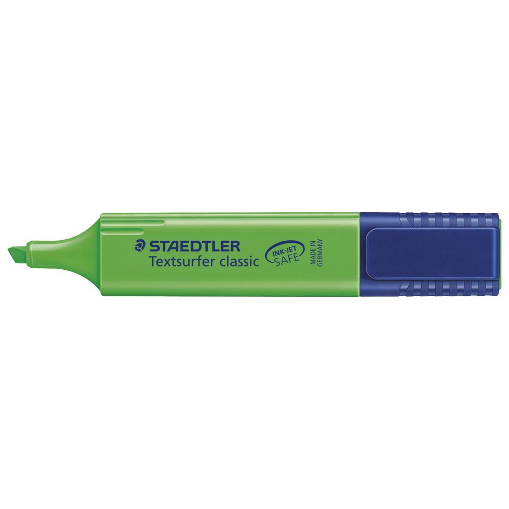Staedtler Textsurfer Classic Highlighters – Green (Box of 10)