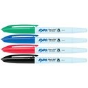 Expo Vis-a-Vis Whiteboard Markers – Fine Tip (Assorted Colours, 4 Pack)