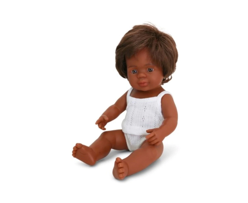 MINILAND DOLL ABORIGINAL &amp; TORRES STRAIT ISLANDER BOY 38CM BOXED 31181