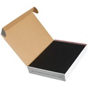 GBC A4 LeatherGrain™ Back Binding Cover – Black, 100-Pack