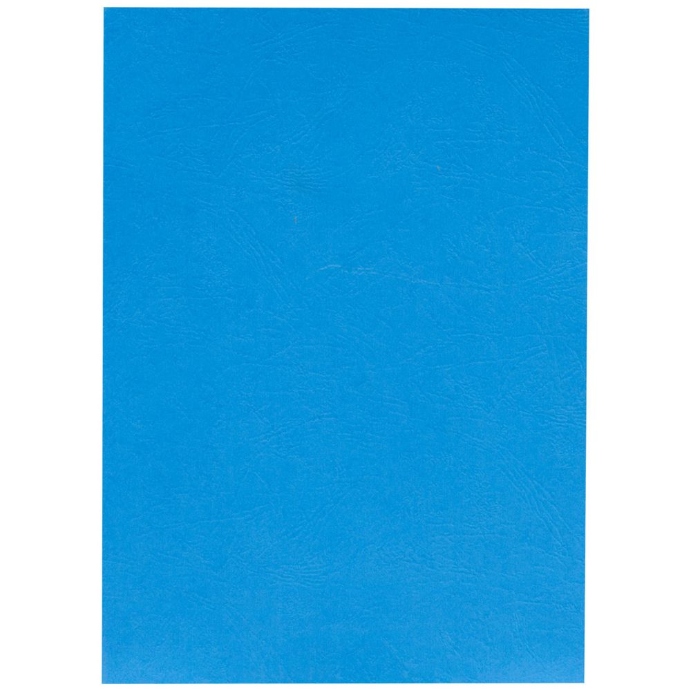GBC A4 LeatherGrain™ Binding Back Cover – Blue (Pack of 100)