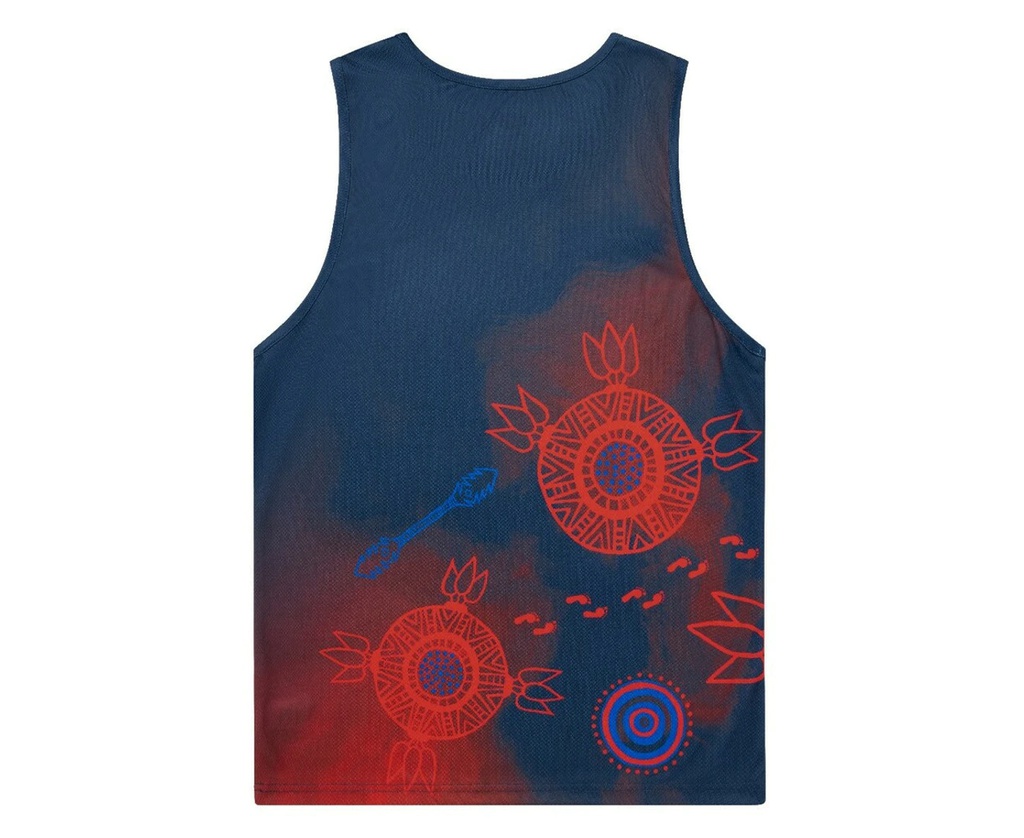 MELBOURNE DEMONS INDIGENOUS MENS TRAINING SINGLET