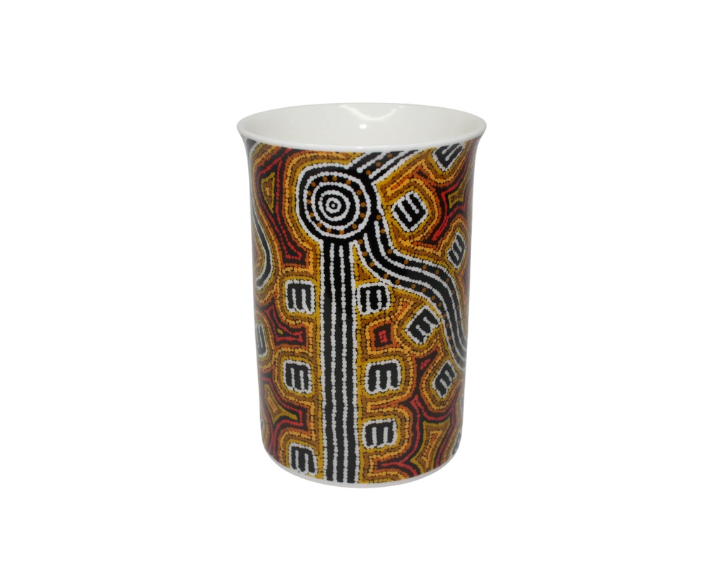 COFFEE MUG ABORIGINAL DESIGN - POSSUM DREAMING DESIGN - JUDITH NANGARRAYI MARTIN