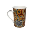 COFFEE MUG ABORIGINAL DESIGN - POSSUM DREAMING DESIGN - JUDITH NANGARRAYI MARTIN