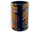 STUBBY COOLER X2 ABORIGINAL DESIGN - COLOURS OF THE LAND DESIGN - COLIN JONES