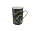 COFFEE MUG ABORIGINAL DESIGN - SEVEN SISTERS DREAMING DESIGN - ATHENA NANGALA GRANITES