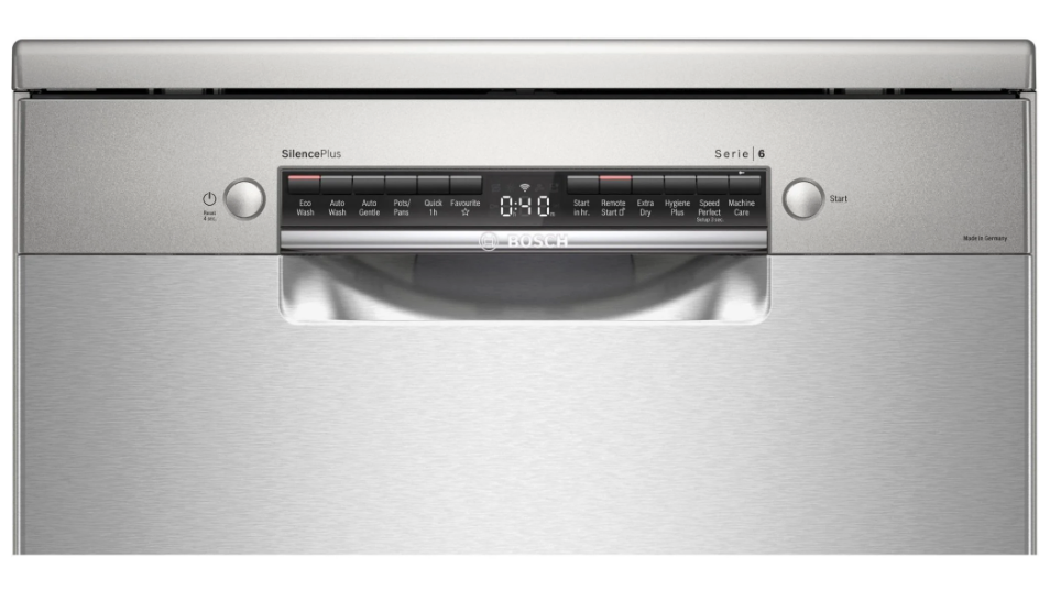Bosch SMS6HCI02A Series 6 15-Place Setting Freestanding Dishwasher (Stainless Steel)