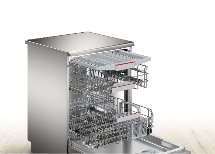 Bosch SMS6HCI02A Series 6 15-Place Setting Freestanding Dishwasher (Stainless Steel)