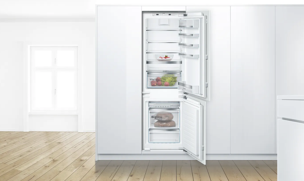 Bosch KIN86AD30A 255L Built-In Bottom Mount Fridge Freezer – Fully Integrated