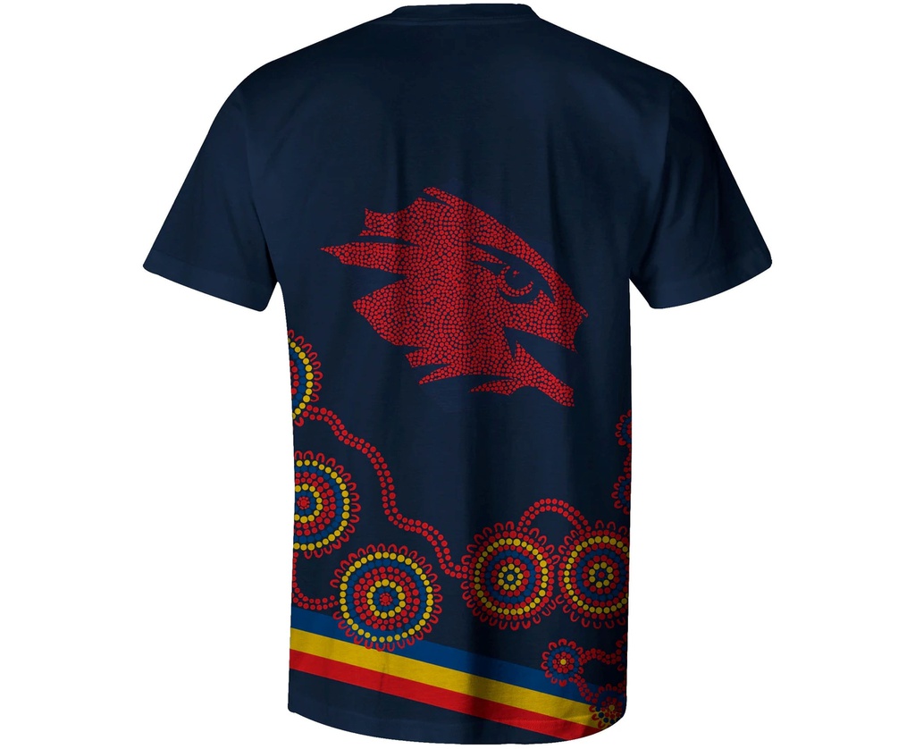 ADELAIDE CROWS AFL FOOTY JUNIOR YOUTHS KIDS INDIGENOUS TEE