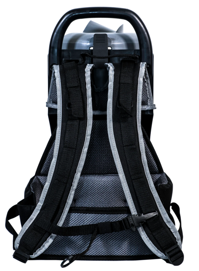 Cleanstar – Ghibli T1 Backpack Vacuum Cleaner - Version 3 - Black With Clear Lid (T1v3-B-Clr)