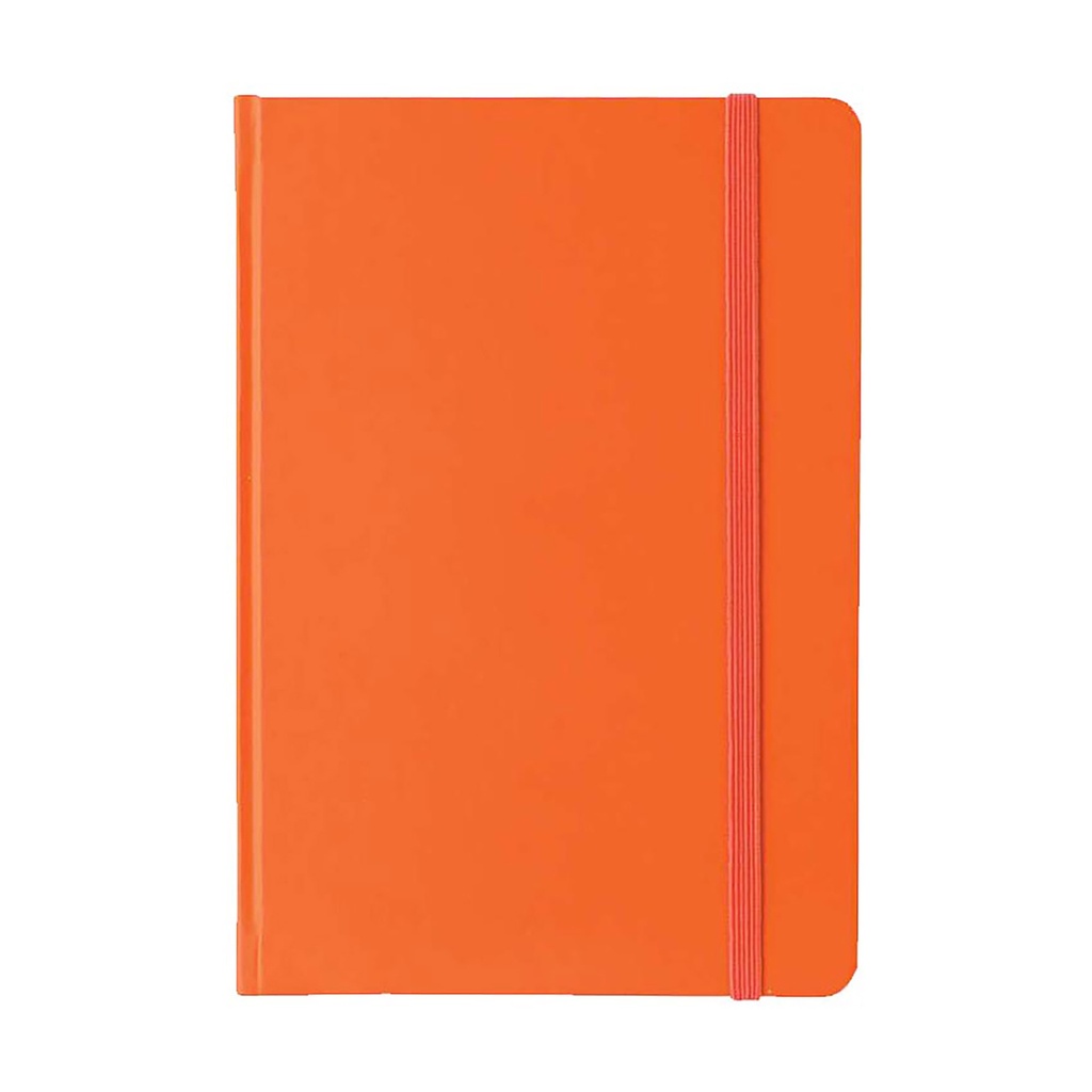 A5 PU Notebook — 96 Leaves (192 Pages), Lined, Debossable Cover