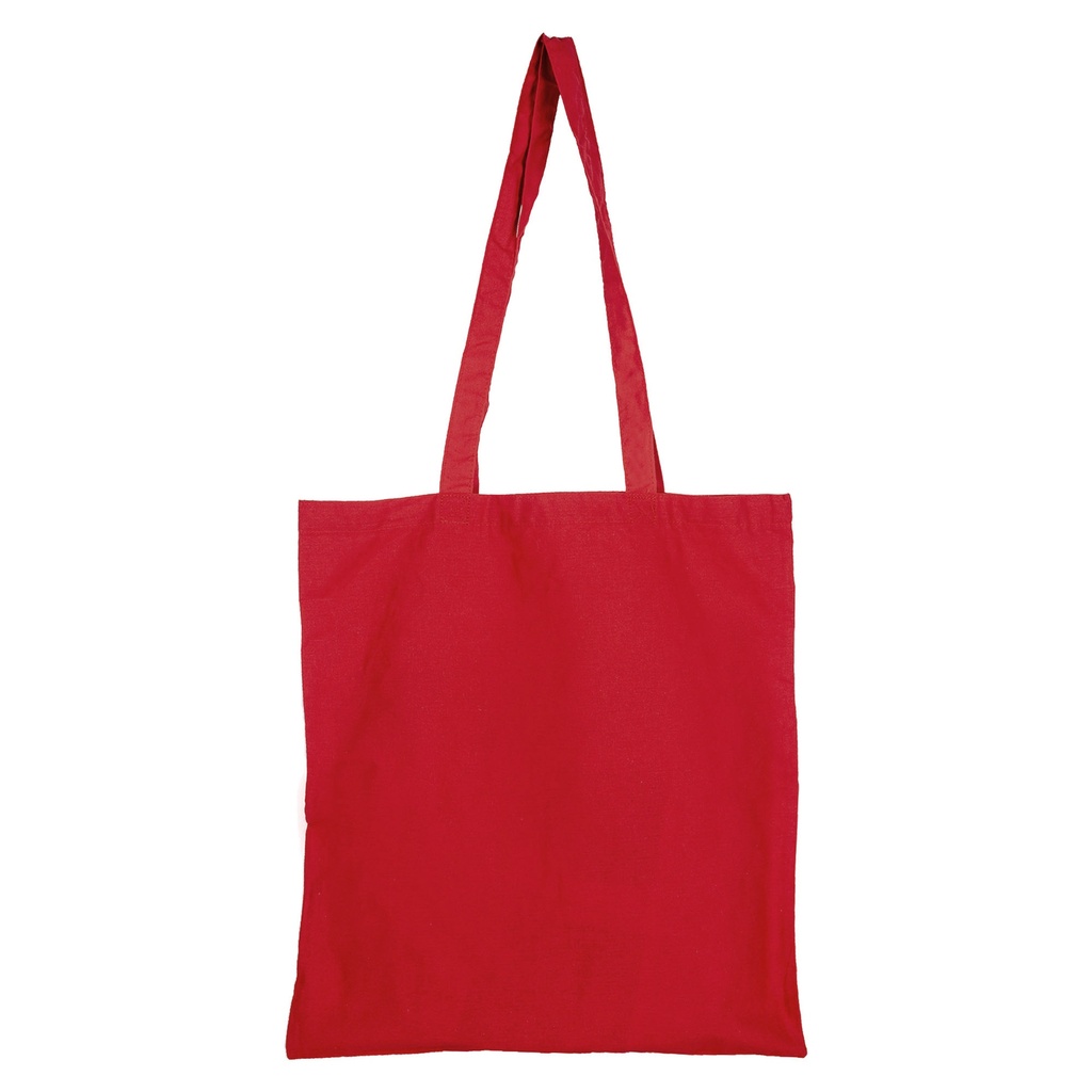 Coloured Calico Tote Bag (No Gusset) – 140gsm Cotton, Long Handles