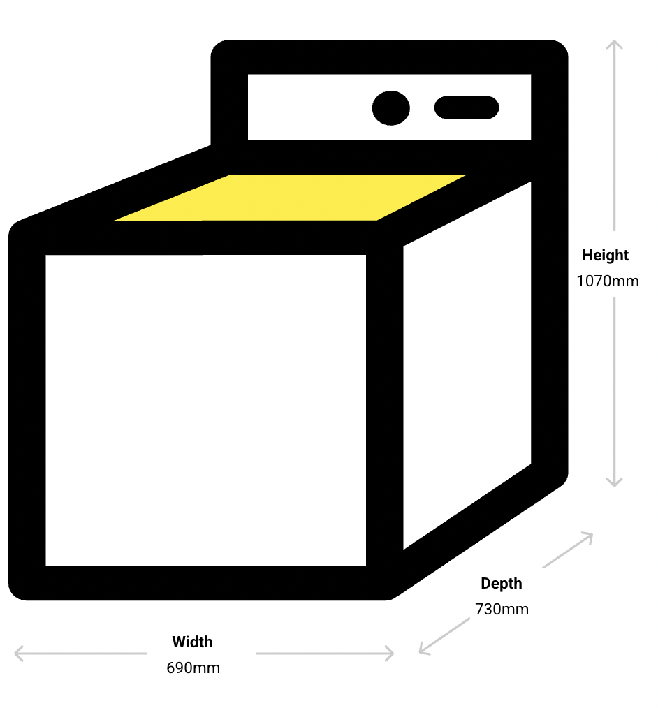 LG Series 3 9kg Top Load Washer (Grey) – WTL3-09G