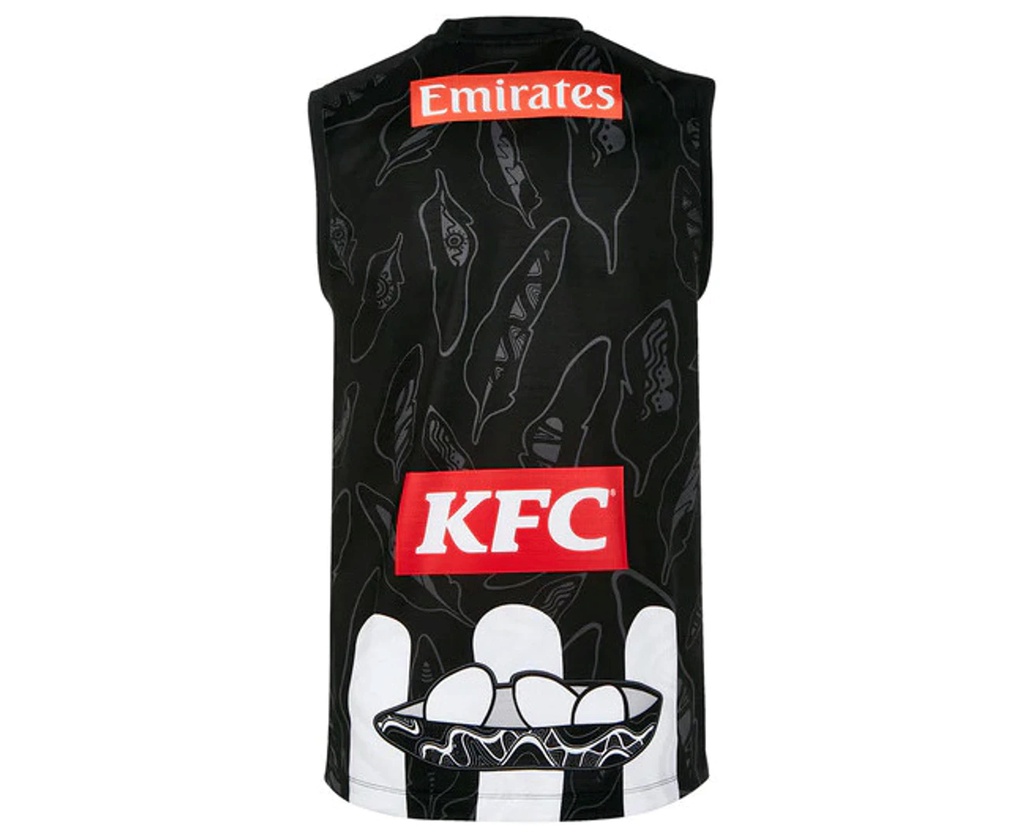 COLLINGWOOD MAGPIES AFL 2022 INDIGENOUS GUERNSEY ADULTS SIZES S-5XL