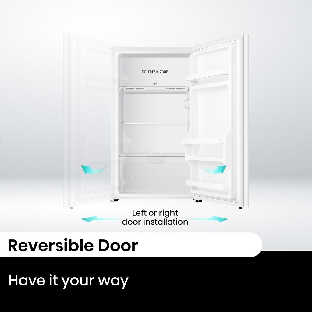 Hisense HRBF126 124L Bar Fridge (White)