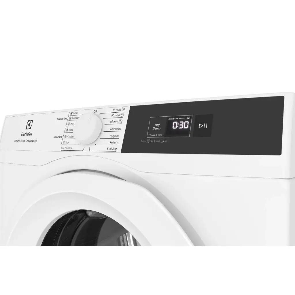 Electrolux UltimateCare 7kg Vented Dryer – White (EDV705H3WC)