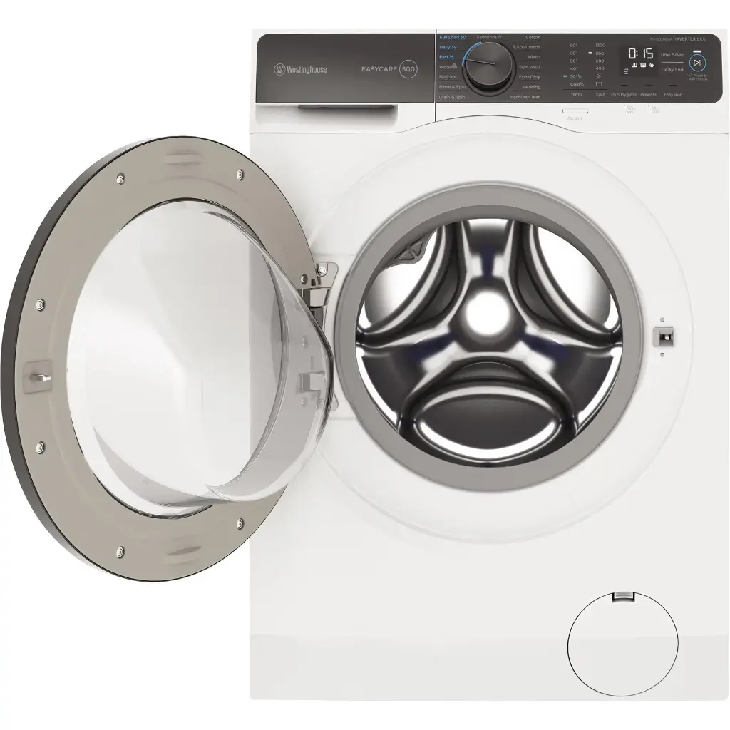 Westinghouse 9kg EasyCare Front Load Washer – White (WWF9024M5WA)