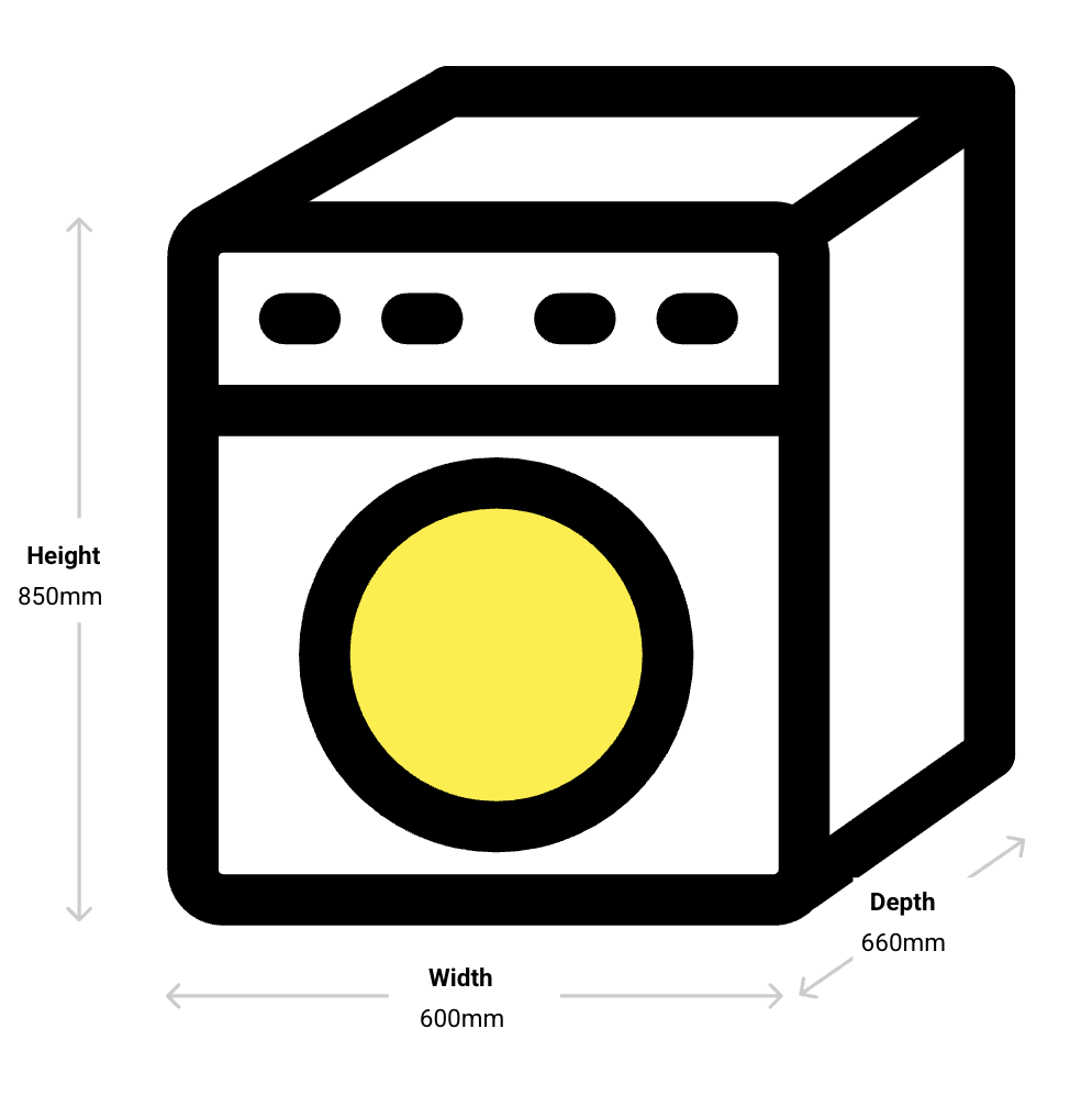 Westinghouse 9kg EasyCare Front Load Washer – White (WWF9024M5WA)