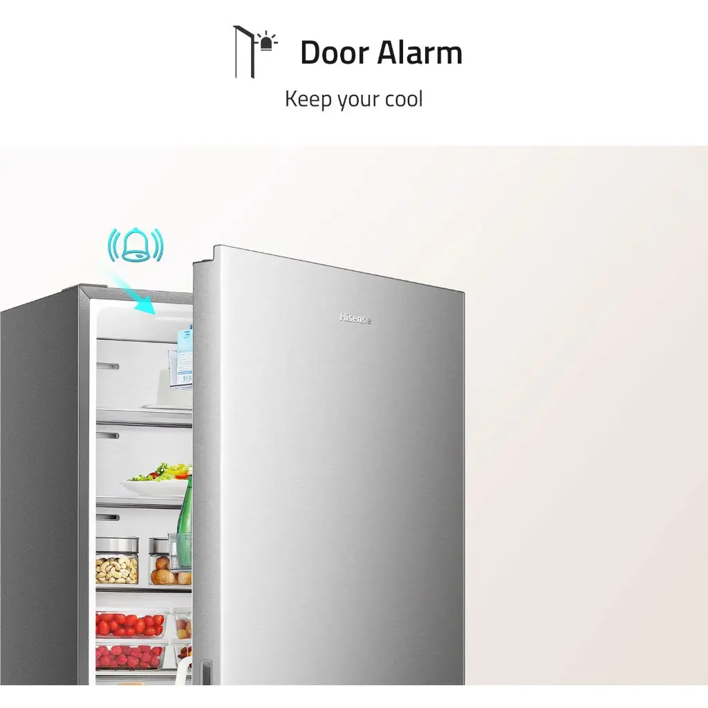 Hisense HRBM503S 503L PureFlat Bottom Mount Fridge (Stainless Steel)