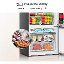 Hisense HRBM503S 503L PureFlat Bottom Mount Fridge (Stainless Steel)