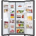 LG GS-B599MBL 664L Flat Door Side-by-Side Fridge (Matte Black)