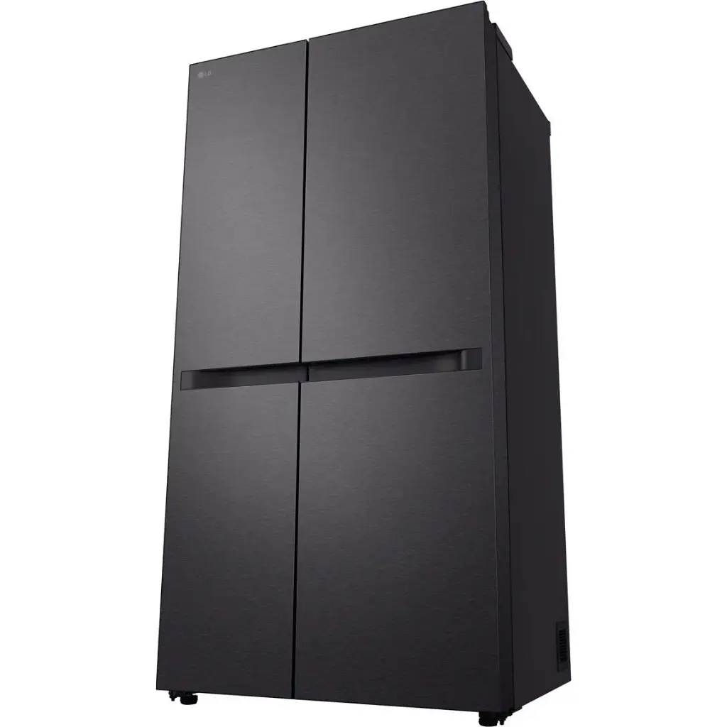 LG GS-B599MBL 664L Flat Door Side-by-Side Fridge (Matte Black)