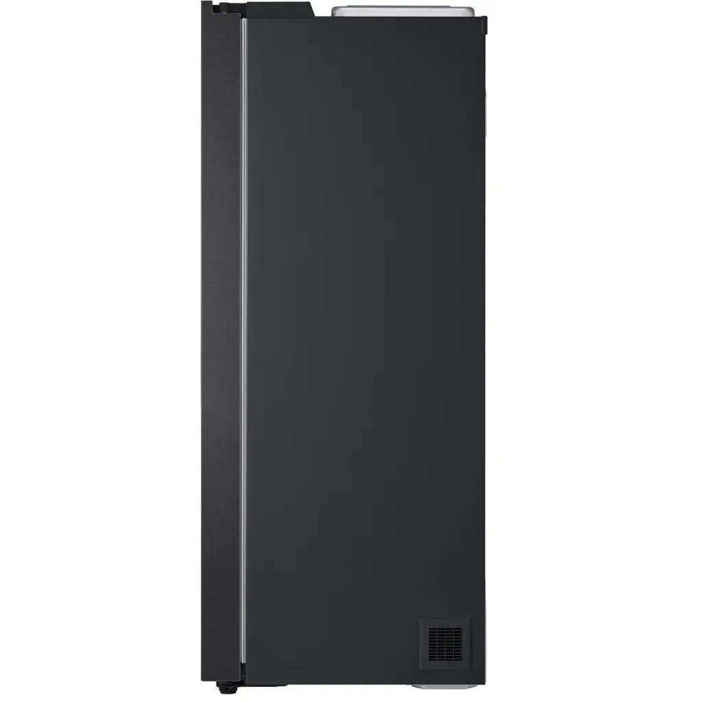 LG GS-B599MBL 664L Flat Door Side-by-Side Fridge (Matte Black)