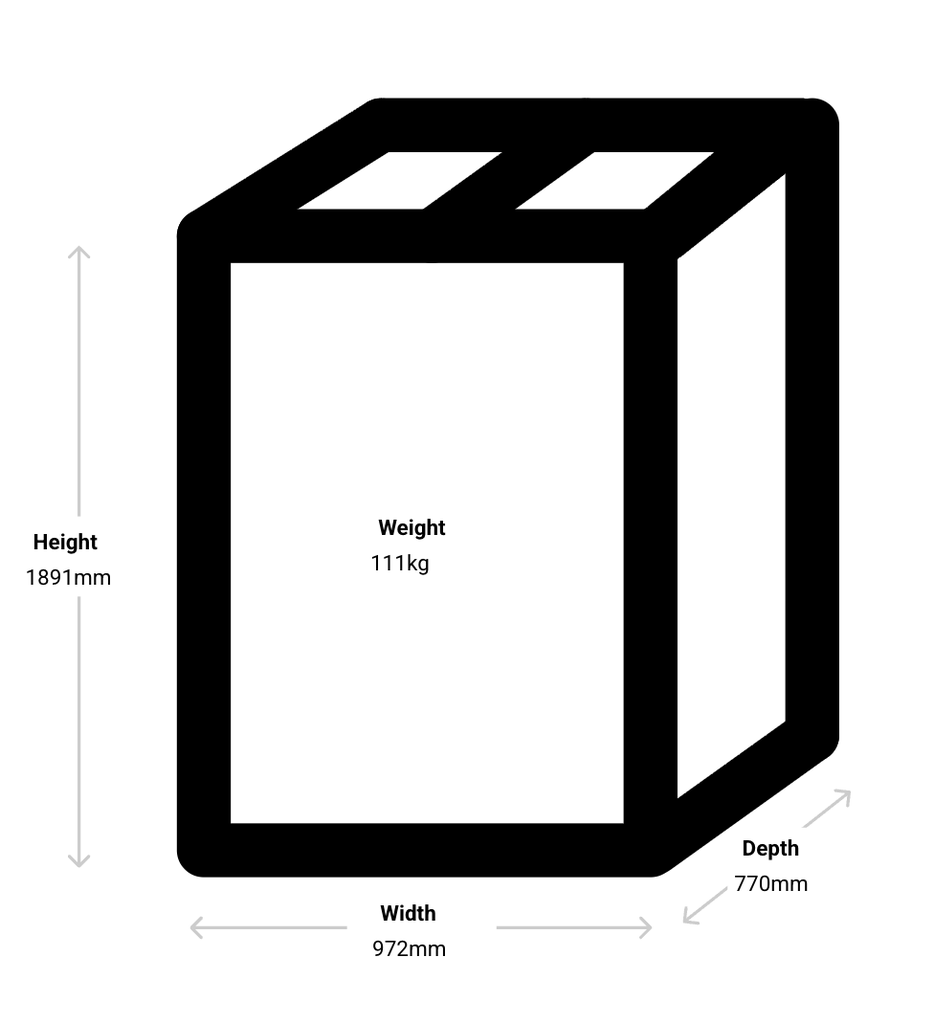 LG GS-B599MBL 664L Flat Door Side-by-Side Fridge (Matte Black)