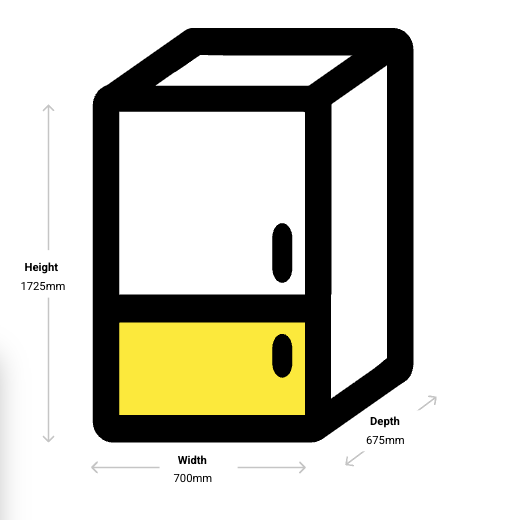 Haier HRF420BS 433L 500 Series Bottom Mount Fridge (Satina)
