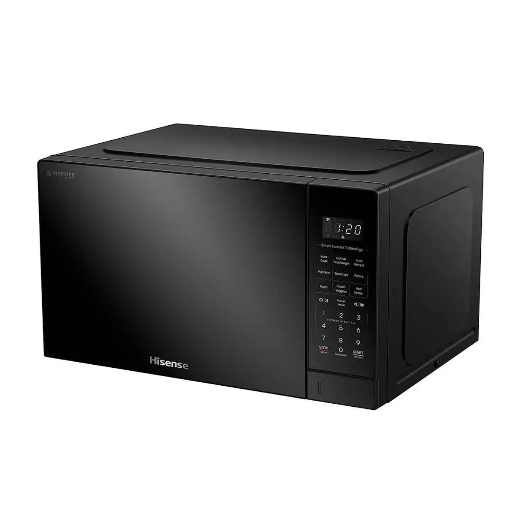 Hisense HMAS3411BMV 34 L 1100 W Smart Inverter Microwave Oven (Black Mirror)