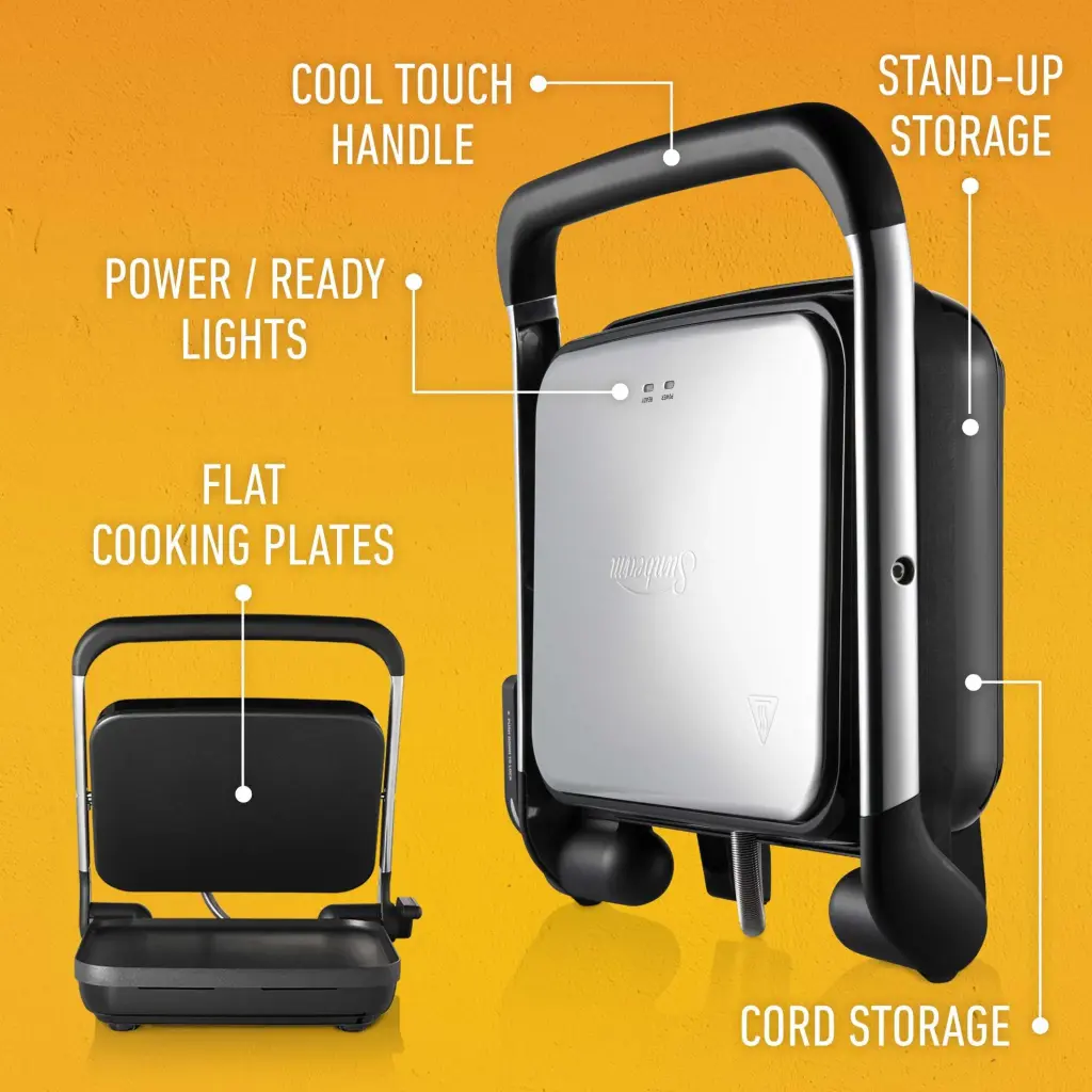Sunbeam Café Style 4 Slice Sandwich Press & Grill