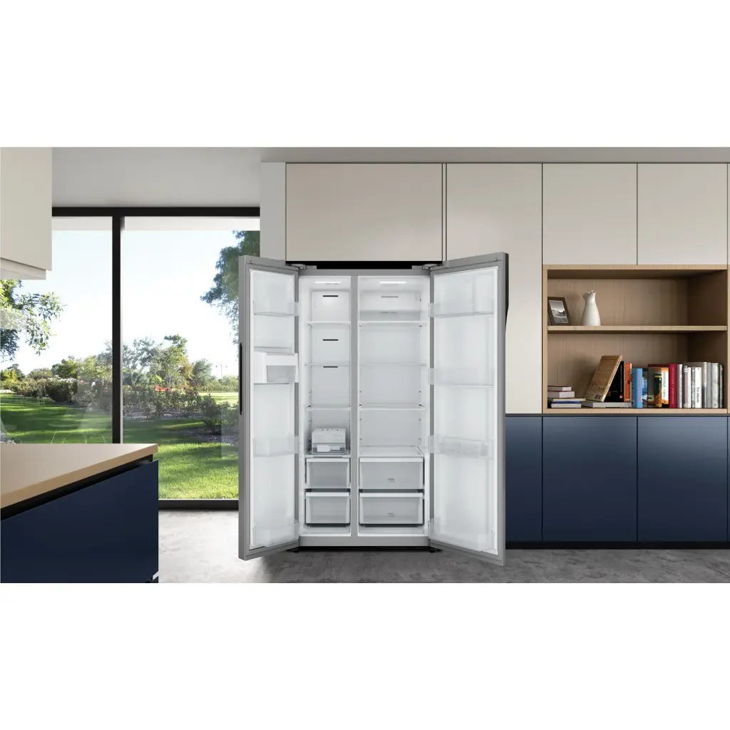 Westinghouse WSE6200SB 624L Side-by-Side Fridge (Silver / Arctic Silver)