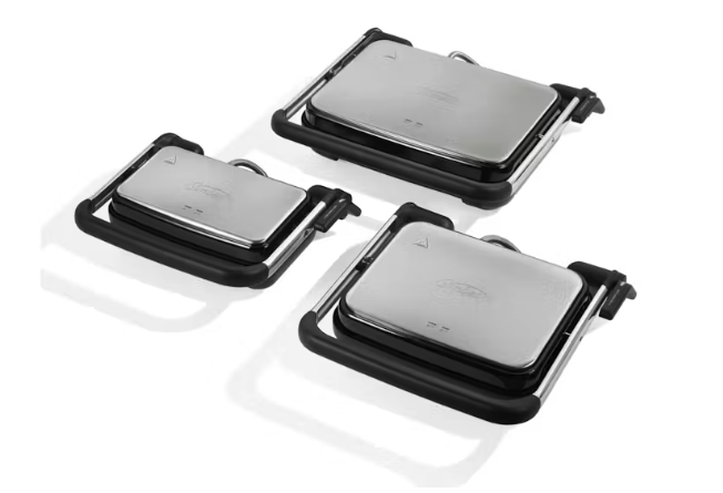 Sunbeam Cafe Style 2 Slice Sandwich Press (Stainless Steel)