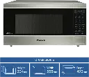 Panasonic 44L 1100W Inverter Sensor Microwave Oven (NN-ST776SQPQ) — Stainless Steel/Silver