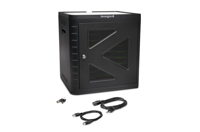 Kensington 10 Bay Charge Cabinet — Tablet Charge, Sync & Secure Storage