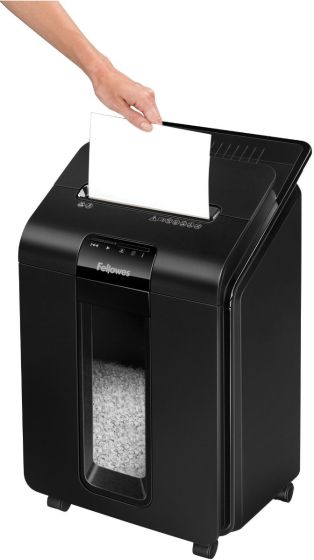 Fellowes AutoMax 100M Auto Feed Shredder (Micro Cut, P-4, 23L)