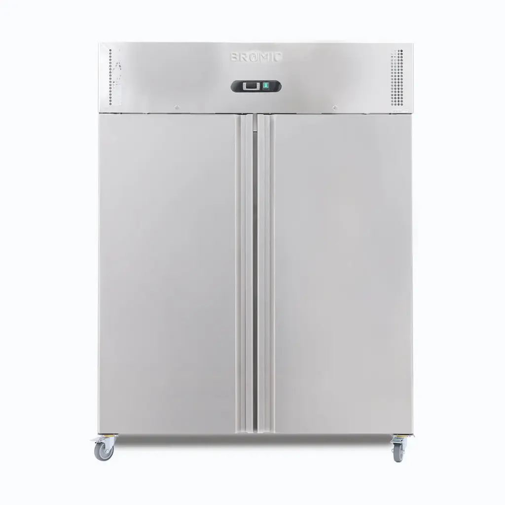 Bromic Refrigeration UC1300SD-NR Upright Storage Fridge (Gastronorm) – 1300L – 2 Solid Doors – Stainless Steel