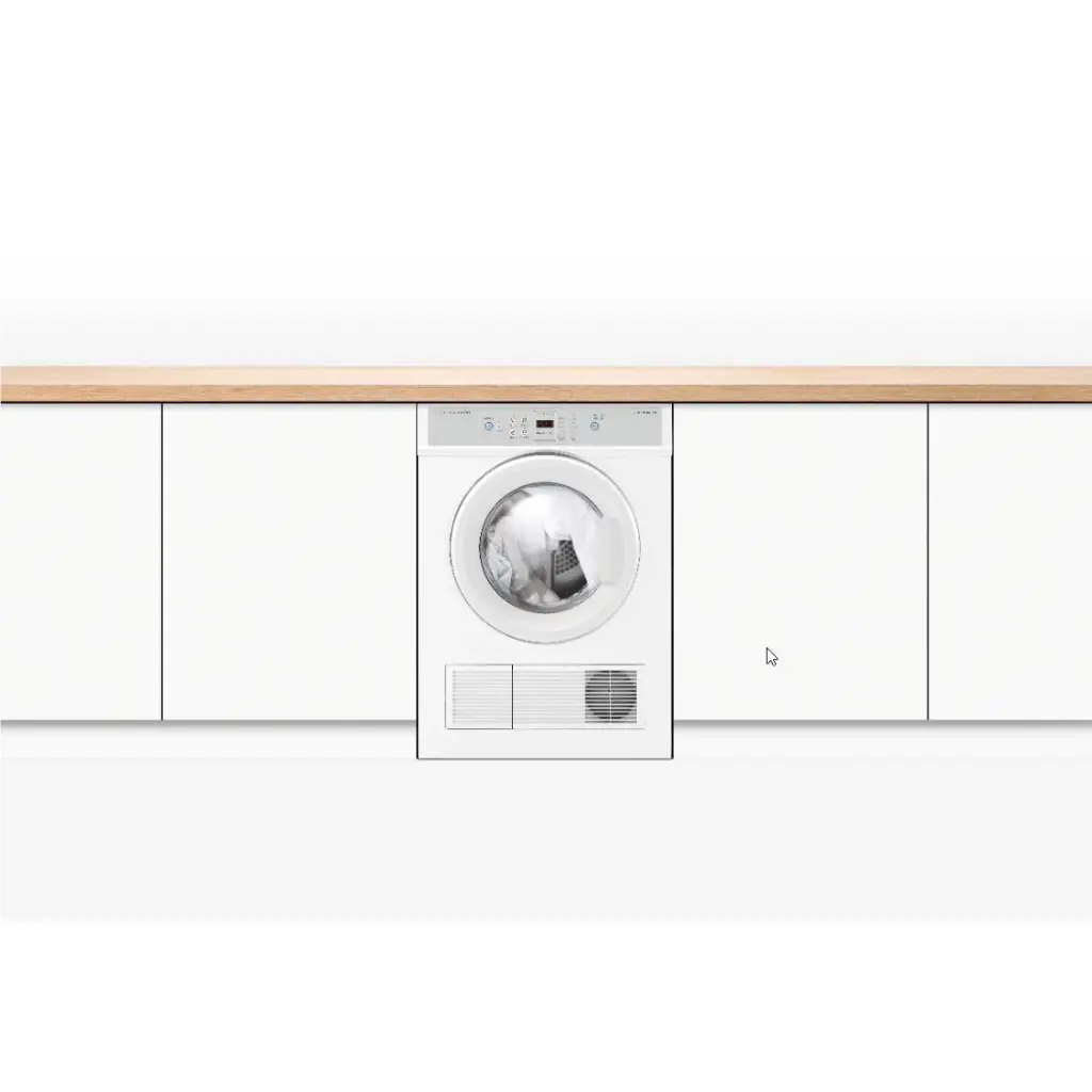 Fisher & Paykel DE6060M2 6kg Series 3 Vented Dryer (White) — Auto Sensing + Reverse Tumbling