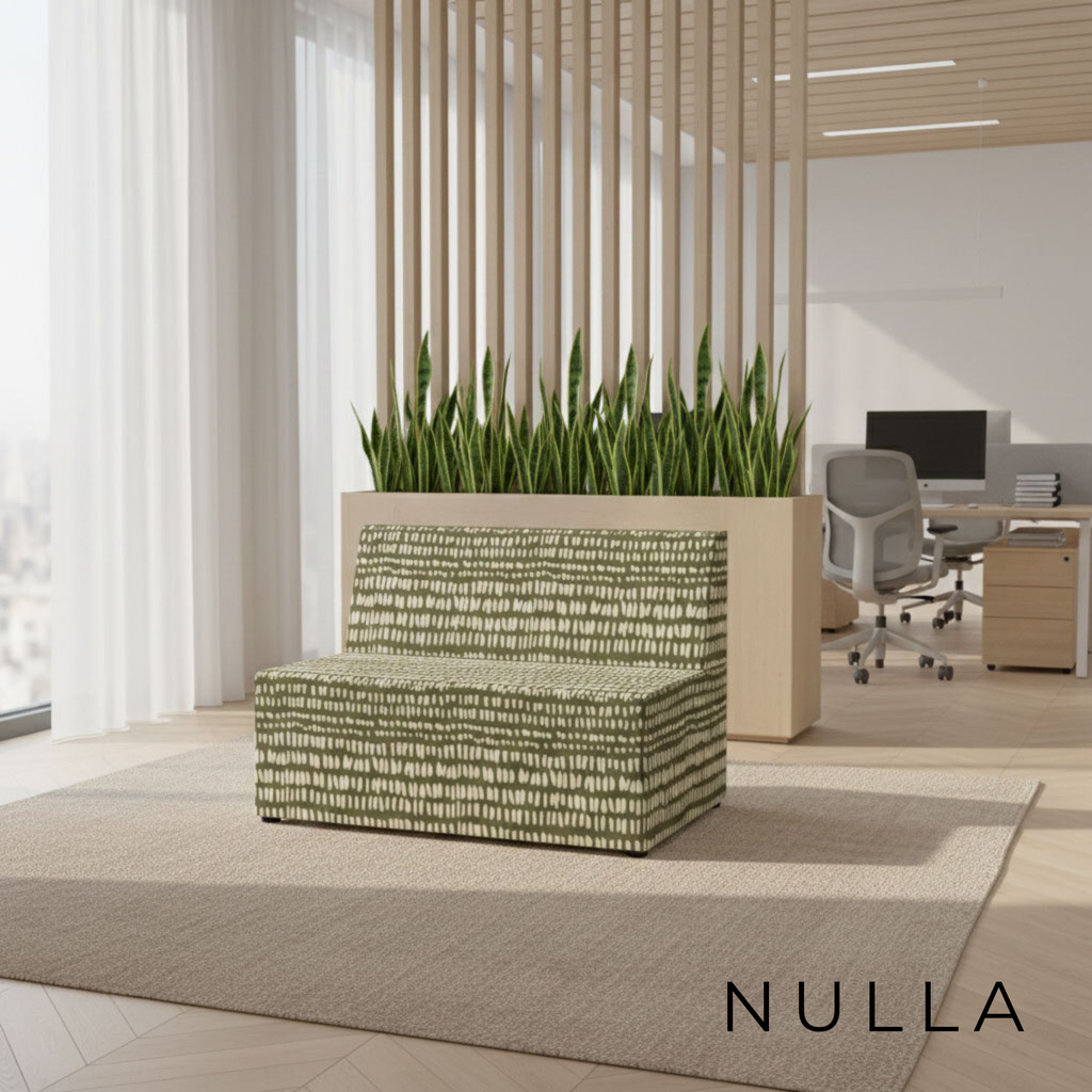 Rumpus 2 Seater Modular Lounge – Upholstered in Dreamweave “SKY MOSIAC – 002”