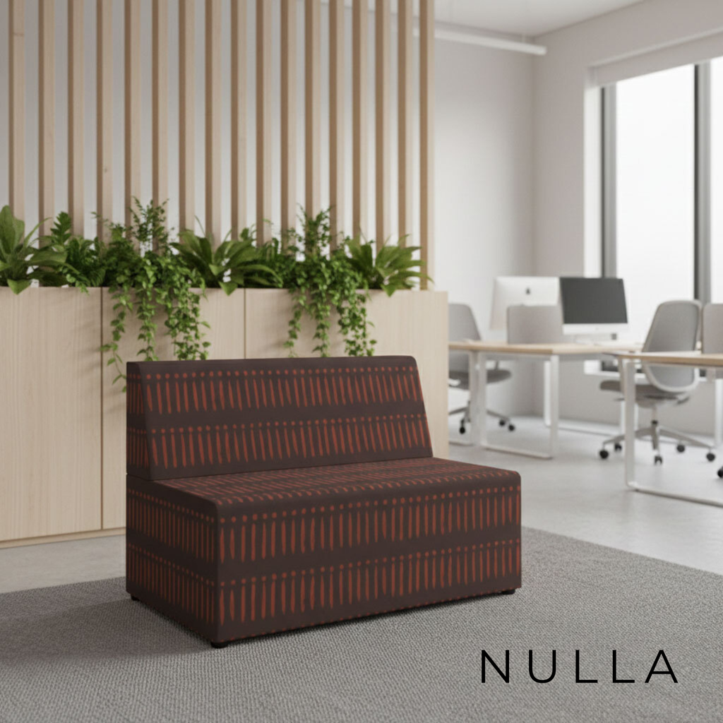 Rumpus 2 Seater Modular Lounge – Upholstered in Dreamweave "Water Tree Reflection – 001"